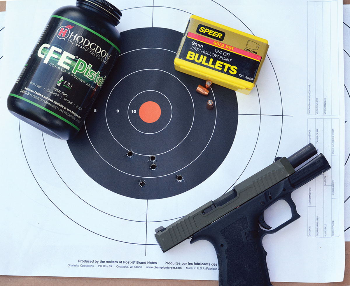 The Palmetto State Armory Dagger Compact 9mm Luger proved accurate with a variety of factory ammunition and handloads.